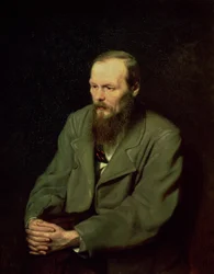 Porträt von Fjodor Dostojewski (1821-81) 1872